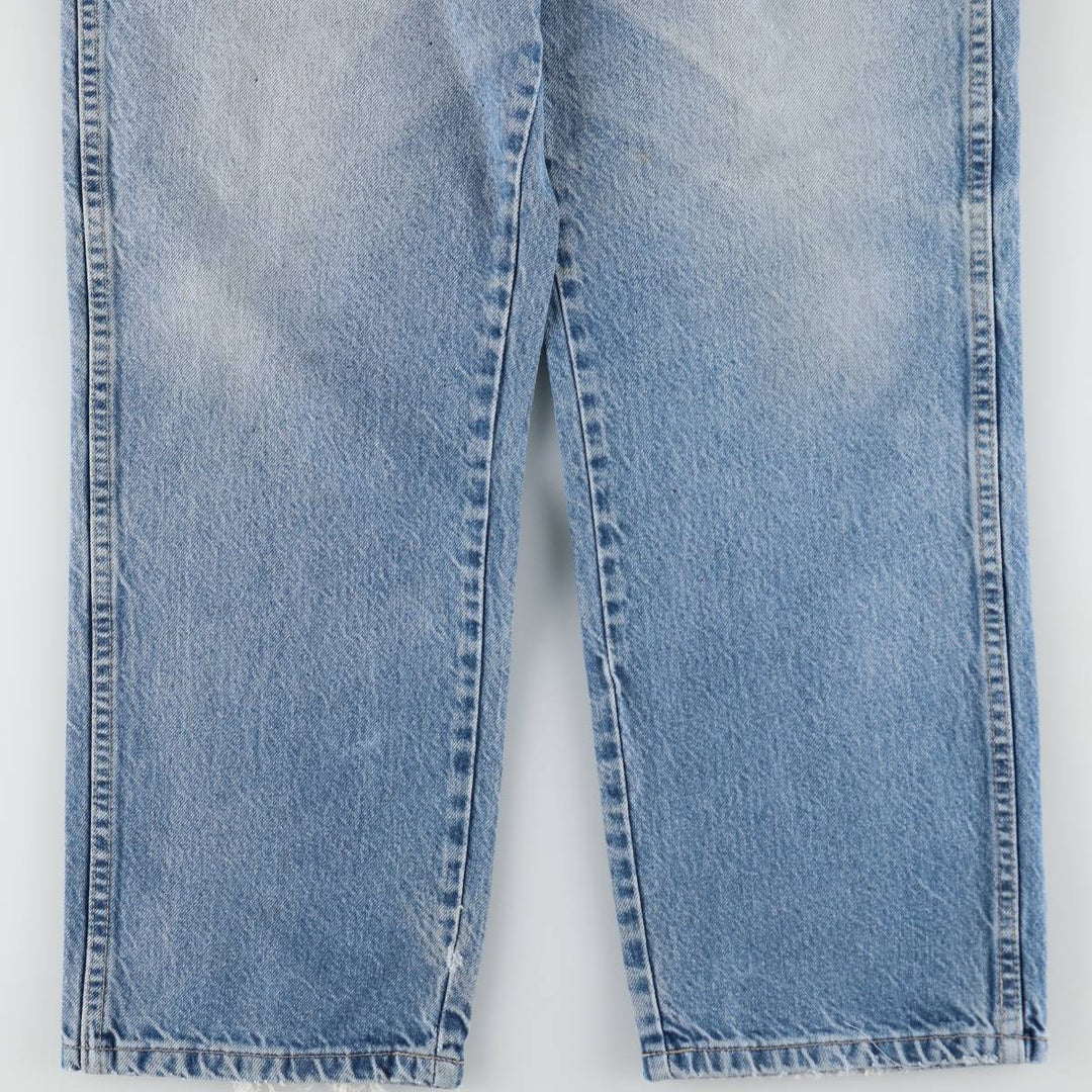 Dickies tapered denim pants for men, equivalent to W35 unclear Blue type light blue Vintage Second Hand