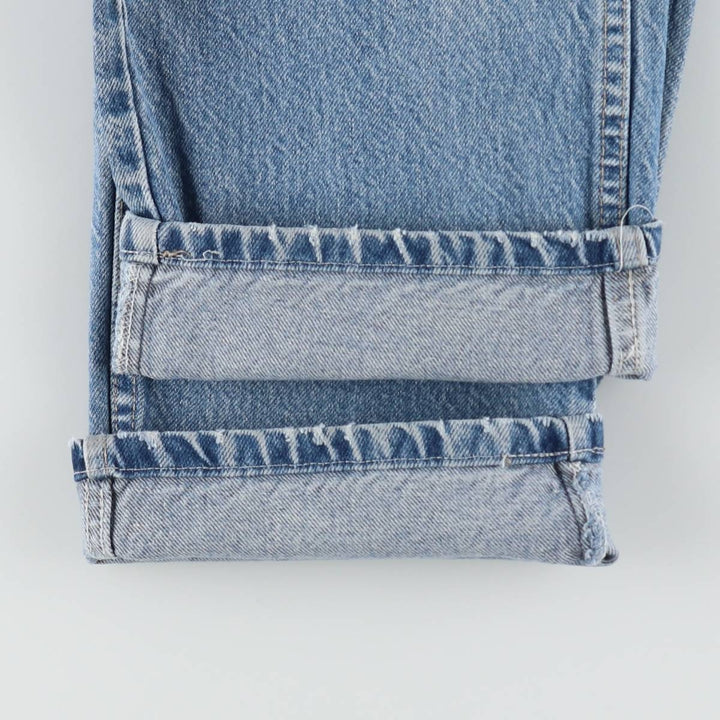 Dickies tapered denim pants for men, equivalent to W35 unclear Blue type light blue Vintage Second Hand