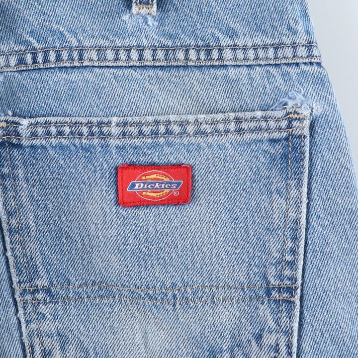 Dickies Relaxed Fit Double Knee Denim Pants, Men's Size W32 (approx.) cotton blue type Vintage Second Hand