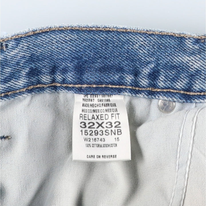 Dickies Relaxed Fit Double Knee Denim Pants, Men's Size W32 (approx.) cotton blue type Vintage Second Hand