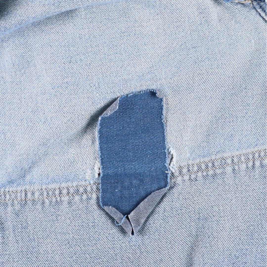 Dickies Relaxed Fit Double Knee Denim Pants, Men's Size W32 (approx.) cotton blue type Vintage Second Hand