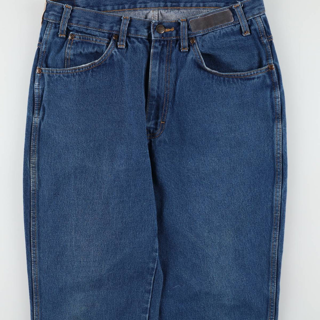Dickies tapered denim pants for men, equivalent to W33 cotton navy blue type Vintage Second Hand