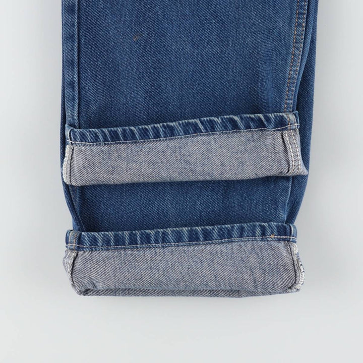 Dickies tapered denim pants for men, equivalent to W33 cotton navy blue type Vintage Second Hand