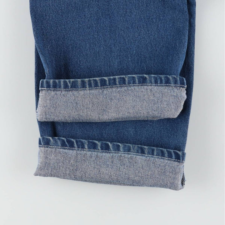 Dickies tapered denim pants for men, equivalent to W33 cotton navy blue type Vintage Second Hand