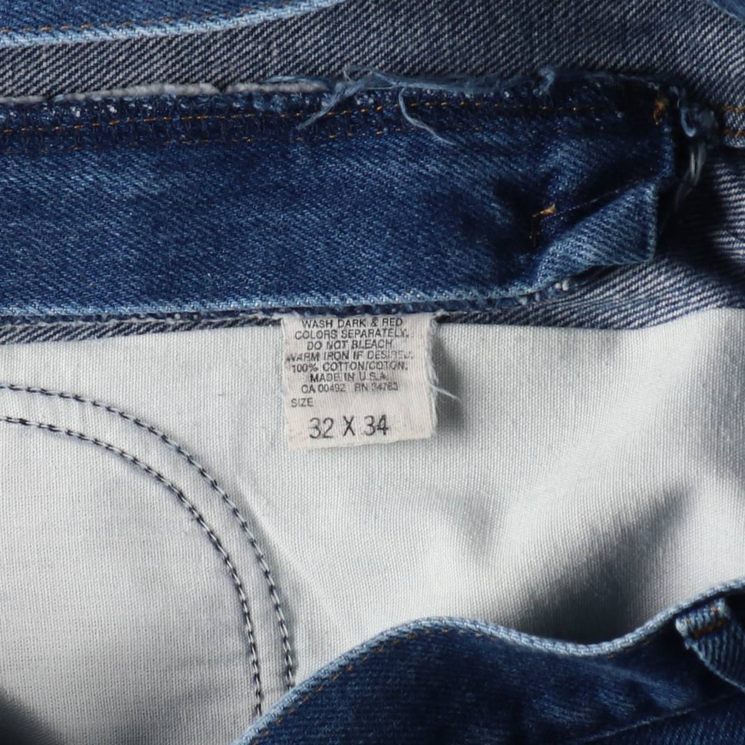 80s-90'S Lee RIDERS Straight Denim Pants, Made in USA, Men's W31 (approx.), Vintage cotton blue type Vintage Second Hand