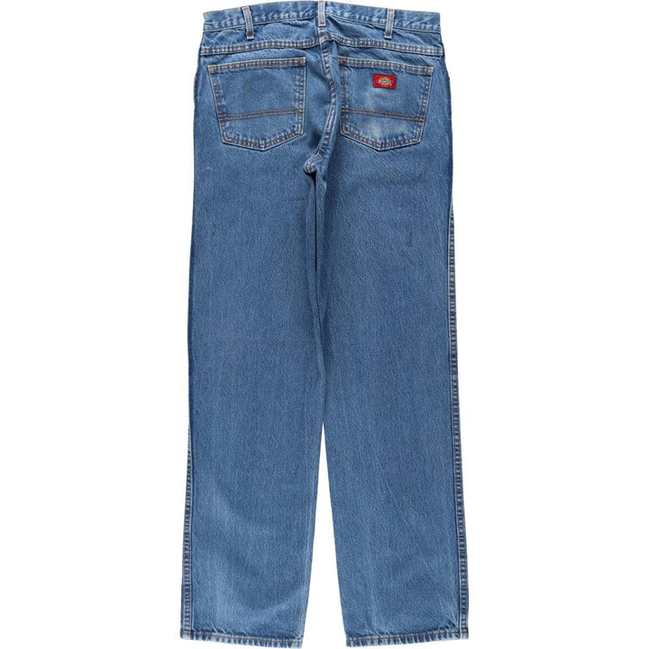 Dickies Straight Denim Pants for Men, W34 equivalent cotton blue type Vintage Second Hand