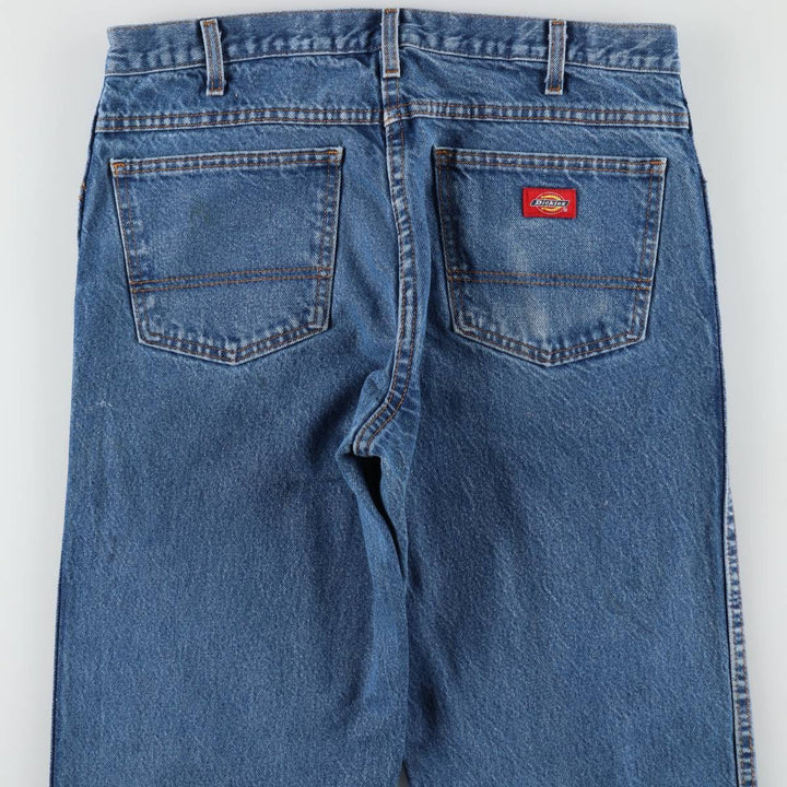 Dickies Straight Denim Pants for Men, W34 equivalent cotton blue type Vintage Second Hand