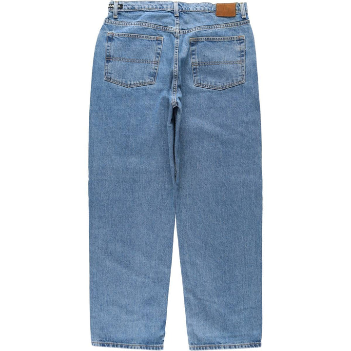 Ralph Lauren POLO JEANS COMPANY LOOSE FIT Straight Denim Pants, Men's W37 (approx.) cotton blue type Vintage Second Hand