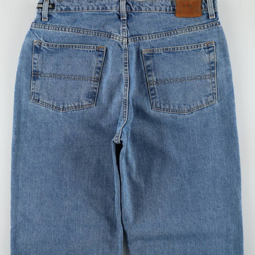 Ralph Lauren POLO JEANS COMPANY LOOSE FIT Straight Denim Pants, Men's W37 (approx.) cotton blue type Vintage Second Hand