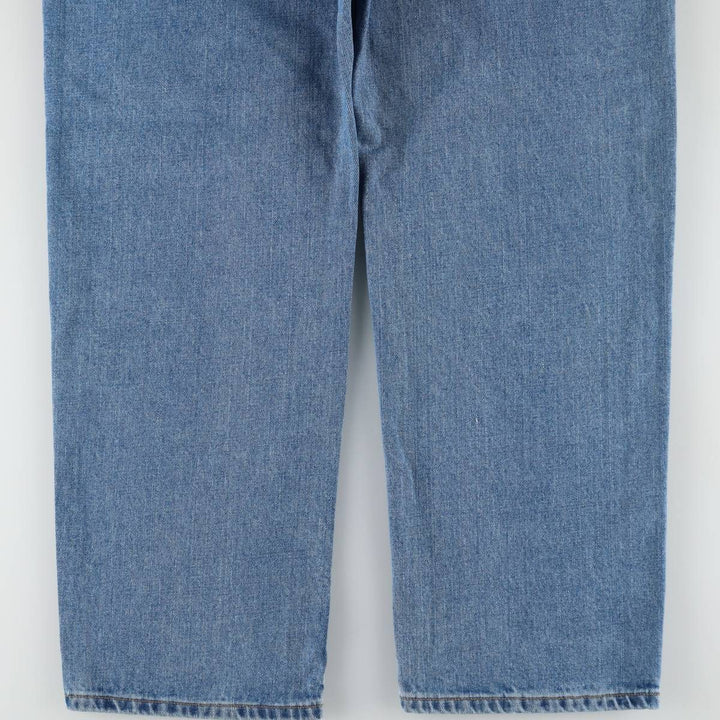 Ralph Lauren POLO JEANS COMPANY LOOSE FIT Straight Denim Pants, Men's W37 (approx.) cotton blue type Vintage Second Hand
