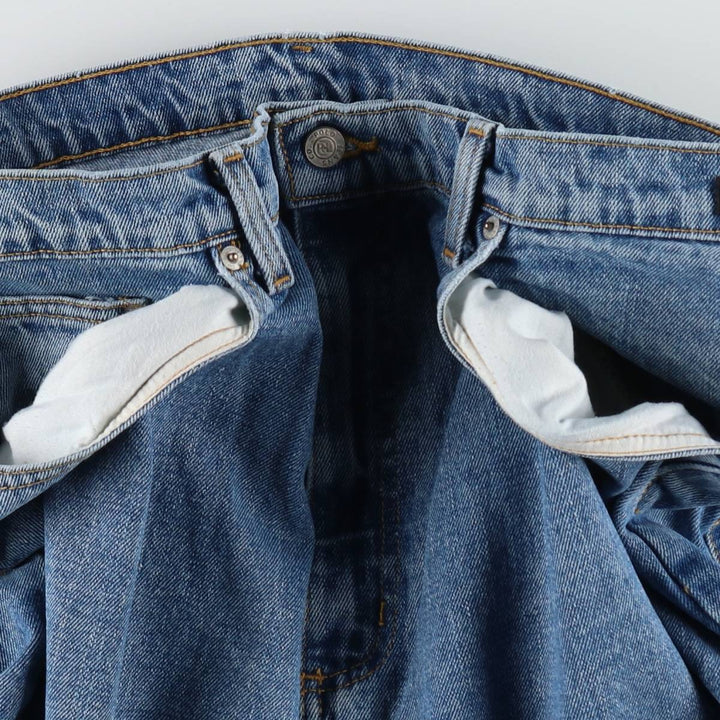 Ralph Lauren POLO JEANS COMPANY LOOSE FIT Straight Denim Pants, Men's W37 (approx.) cotton blue type Vintage Second Hand