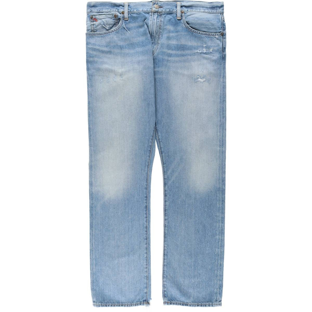 Ralph Lauren Polo Ralph Lauren Straight Denim Pants, Men's Size W38 (approx.) cotton blue type Vintage Second Hand
