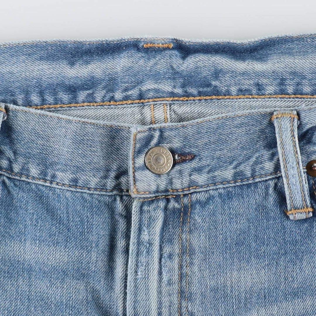 Ralph Lauren Polo Ralph Lauren Straight Denim Pants, Men's Size W38 (approx.) cotton blue type Vintage Second Hand