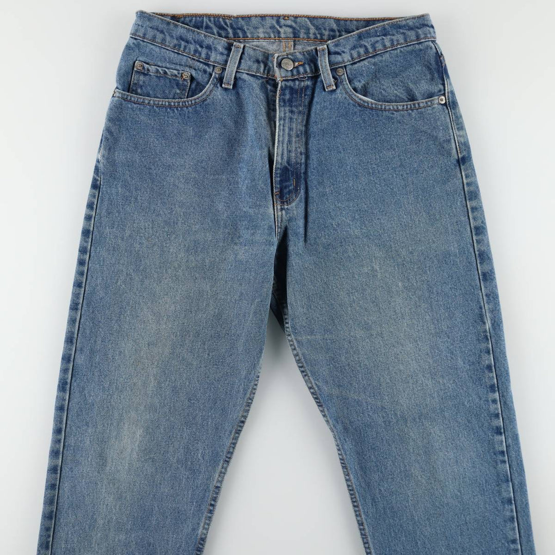 Ralph Lauren POLO JEANS COMPANY RELAXED tapered denim pants for men, equivalent to W32 cotton blue type Vintage Second Hand