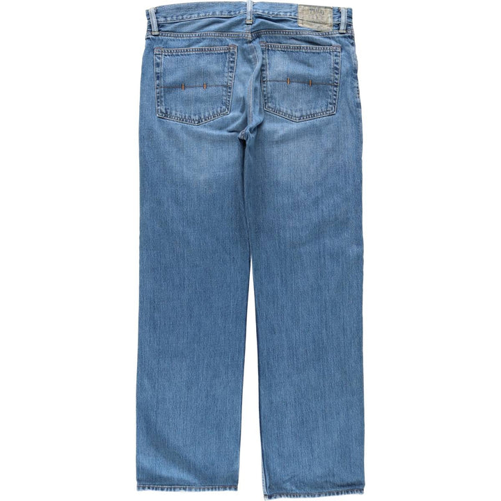 Ralph Lauren Polo Ralph Lauren Straight Denim Pants, Men's Size W37 (approx.) cotton blue type Vintage Second Hand
