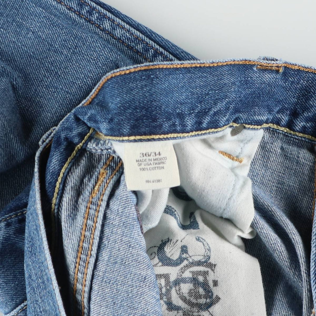 Ralph Lauren Polo Ralph Lauren Straight Denim Pants, Men's Size W37 (approx.) cotton blue type Vintage Second Hand