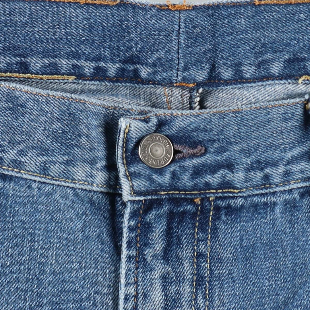 Ralph Lauren Polo Ralph Lauren Straight Denim Pants, Men's Size W37 (approx.) cotton blue type Vintage Second Hand