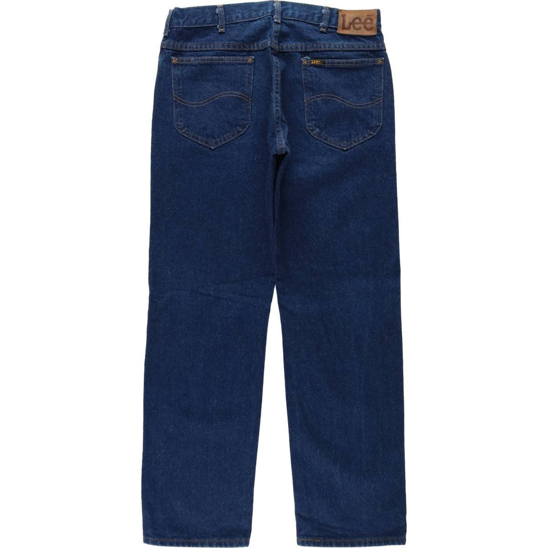 Lee Tapered Denim Pants, Made in USA, Men's Size W32 (approx.) cotton blue type Vintage Second Hand