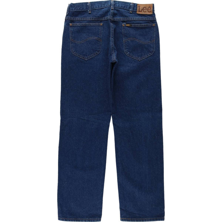 Lee Tapered Denim Pants, Made in USA, Men's Size W32 (approx.) cotton blue type Vintage Second Hand