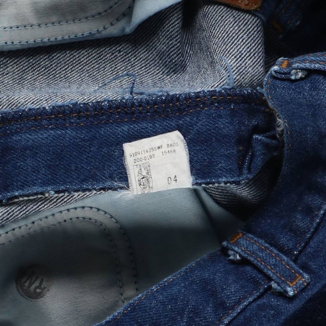 Lee Tapered Denim Pants, Made in USA, Men's Size W32 (approx.) cotton blue type Vintage Second Hand