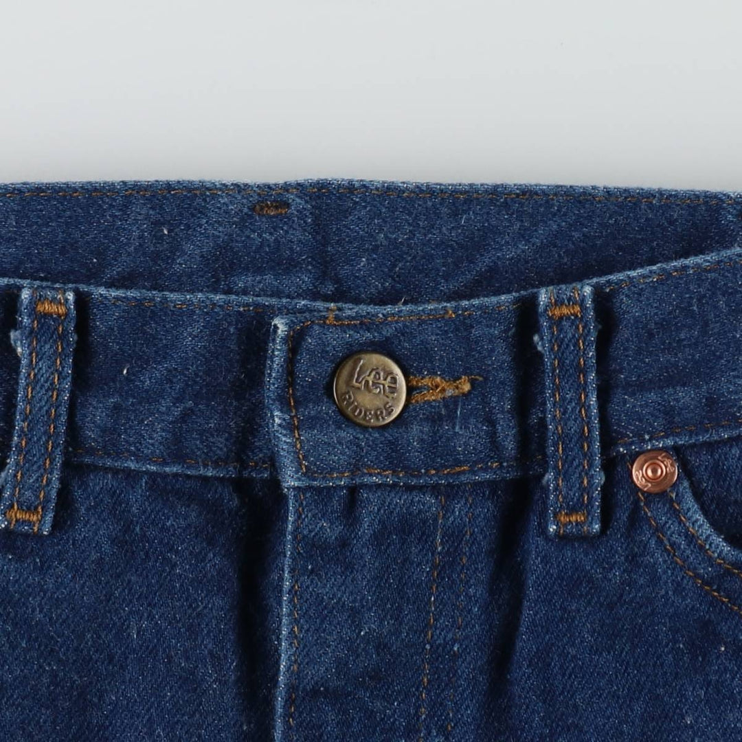 Lee Tapered Denim Pants, Made in USA, Men's Size W32 (approx.) cotton blue type Vintage Second Hand