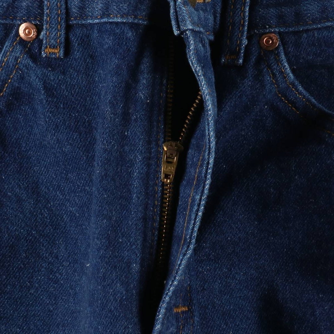 Lee Tapered Denim Pants, Made in USA, Men's Size W32 (approx.) cotton blue type Vintage Second Hand