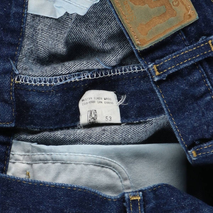 Lee Tapered Denim Pants, Made in USA, Men's, Size W34 cotton blue type Vintage Second Hand
