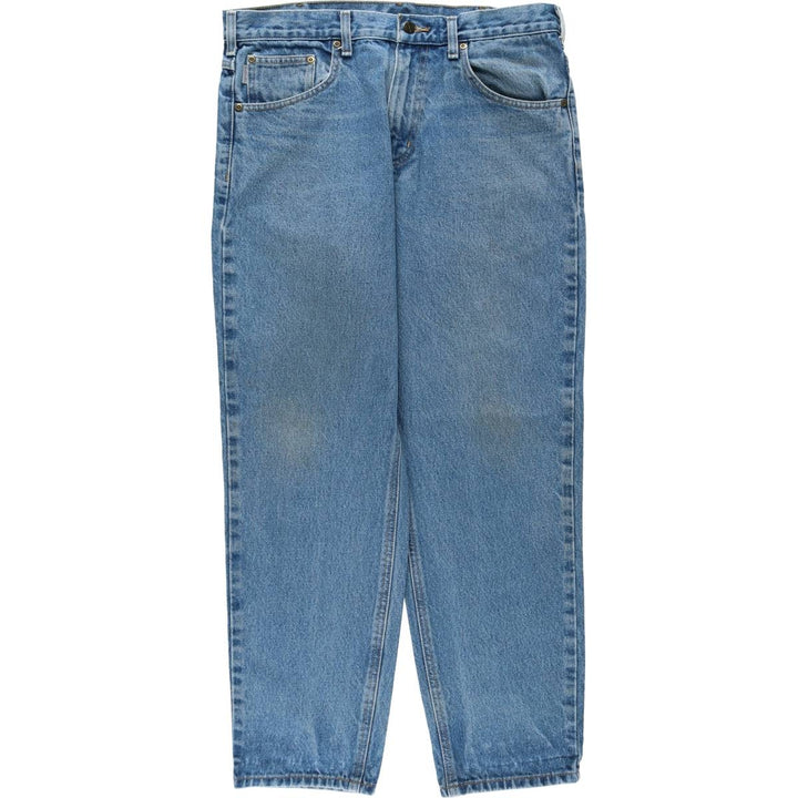 Carhartt Tapered Denim Pants for Men, W35 equivalent cotton blue type Vintage Second Hand