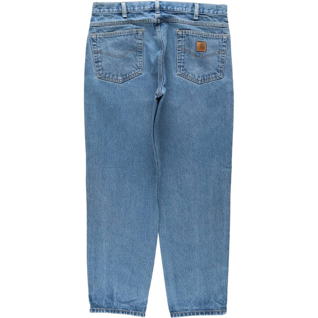 Carhartt Tapered Denim Pants for Men, W35 equivalent cotton blue type Vintage Second Hand