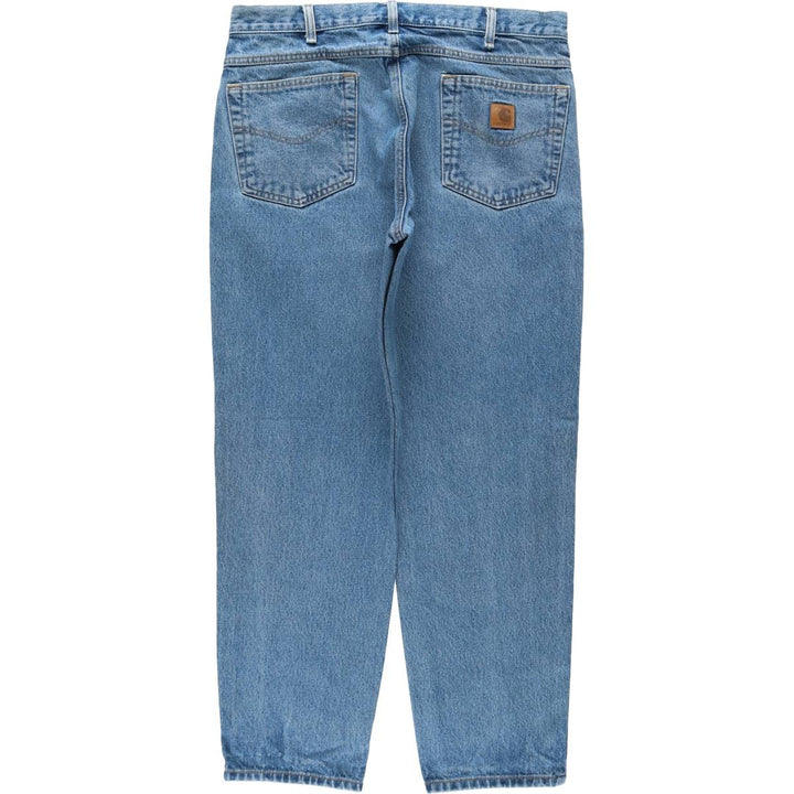 Carhartt Tapered Denim Pants for Men, W35 equivalent cotton blue type Vintage Second Hand