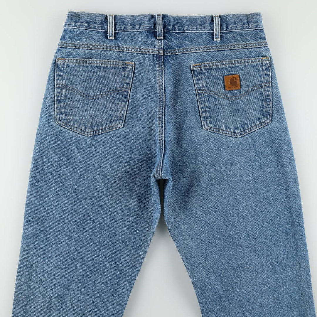 Carhartt Tapered Denim Pants for Men, W35 equivalent cotton blue type Vintage Second Hand