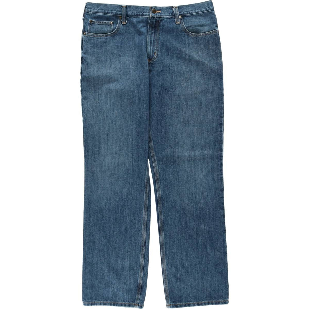 Carhartt Relaxed Fit Tapered Denim Pants for Men, W37 cotton blue type Vintage Second Hand