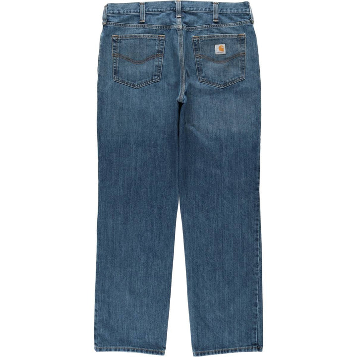 Carhartt Relaxed Fit Tapered Denim Pants for Men, W37 cotton blue type Vintage Second Hand