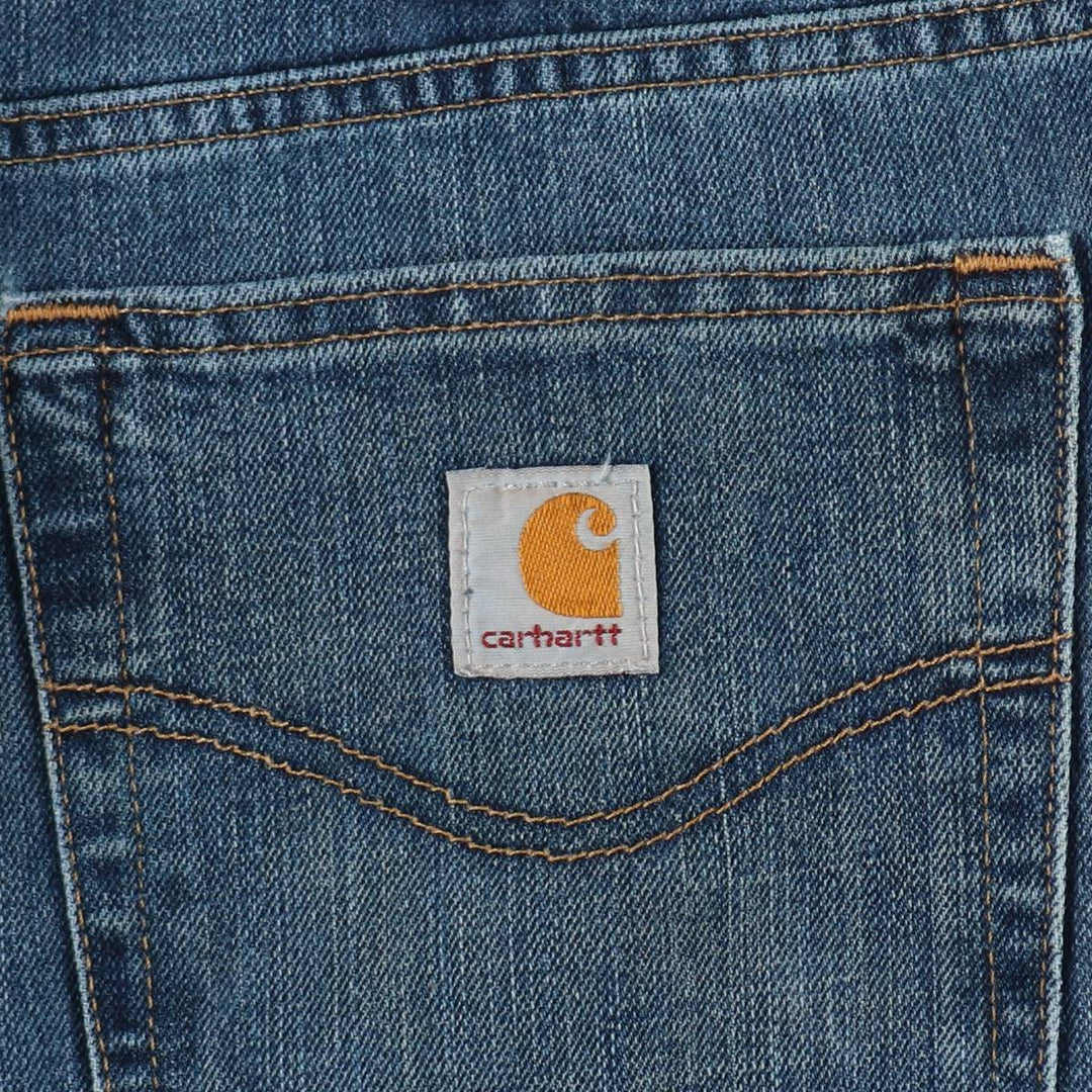 Carhartt Relaxed Fit Tapered Denim Pants for Men, W37 cotton blue type Vintage Second Hand