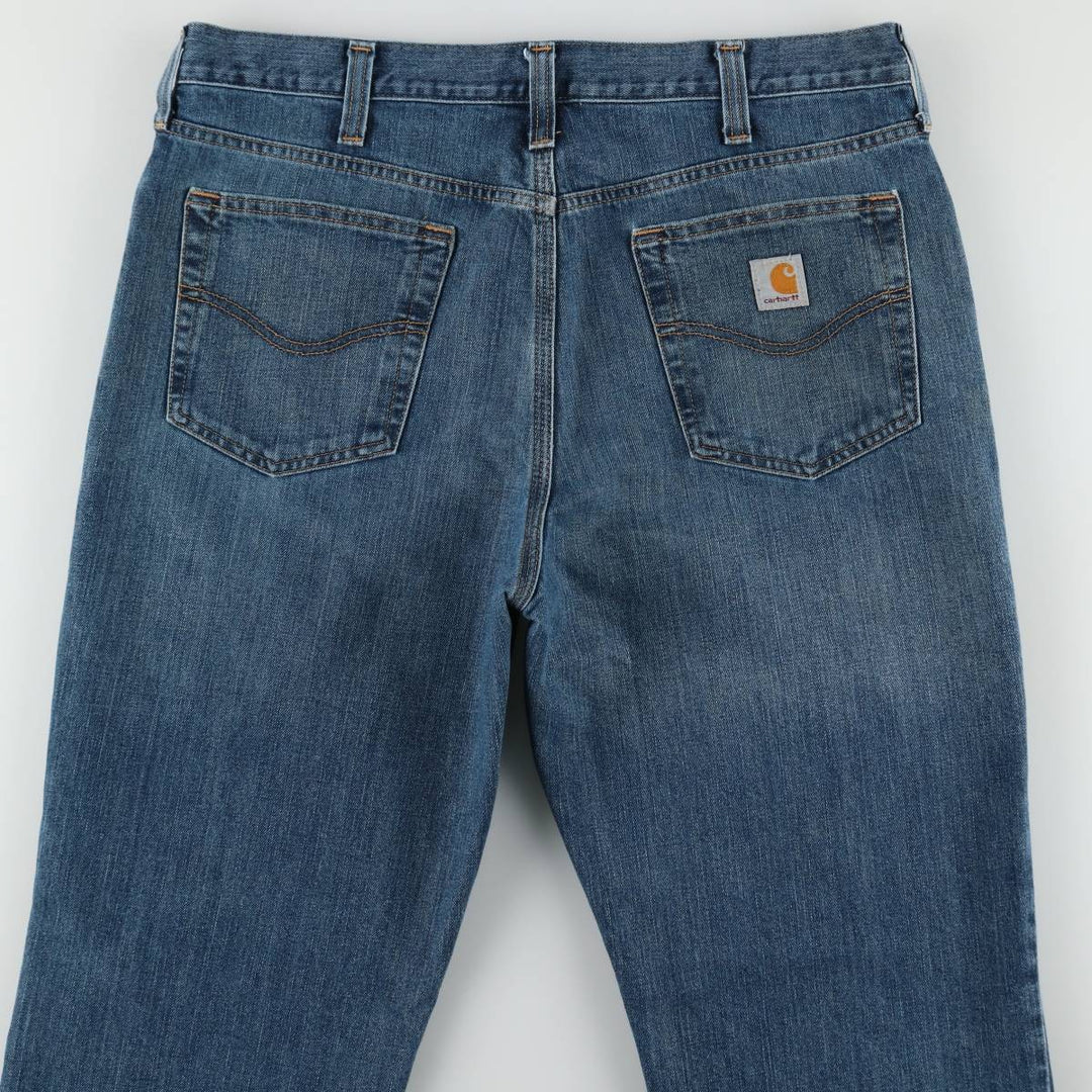 Carhartt Relaxed Fit Tapered Denim Pants for Men, W37 cotton blue type Vintage Second Hand