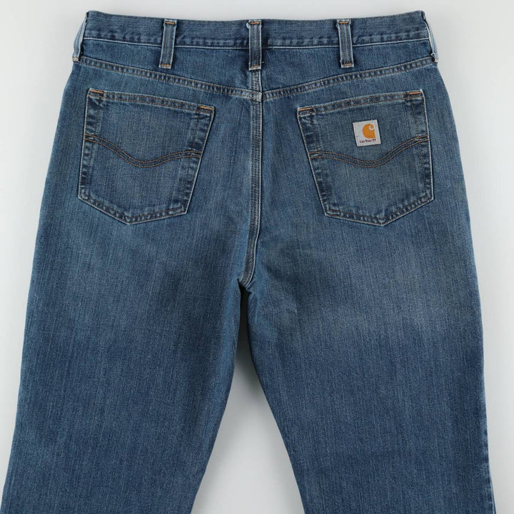 Carhartt Relaxed Fit Tapered Denim Pants for Men, W37 cotton blue type Vintage Second Hand