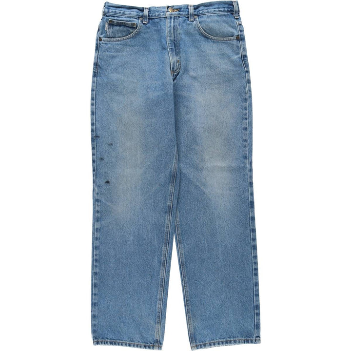 Carhartt Relaxed Fit Tapered Denim Pants for Men, W34 equivalent cotton blue type Vintage Second Hand