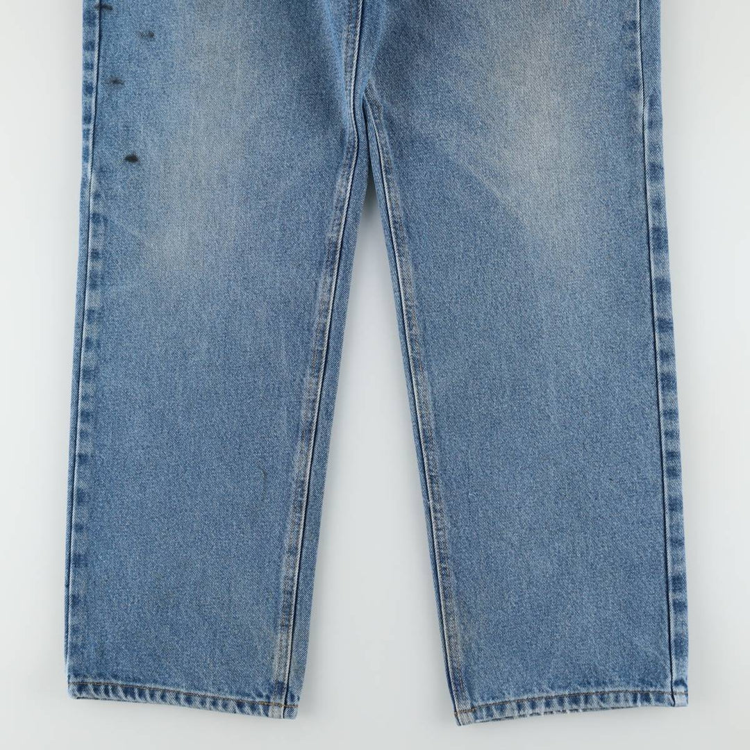 Carhartt Relaxed Fit Tapered Denim Pants for Men, W34 equivalent cotton blue type Vintage Second Hand
