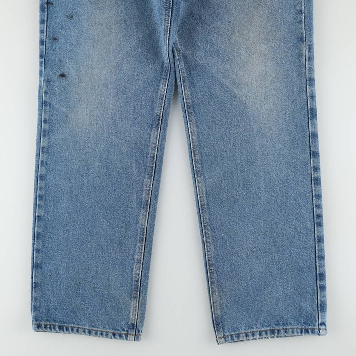 Carhartt Relaxed Fit Tapered Denim Pants for Men, W34 equivalent cotton blue type Vintage Second Hand