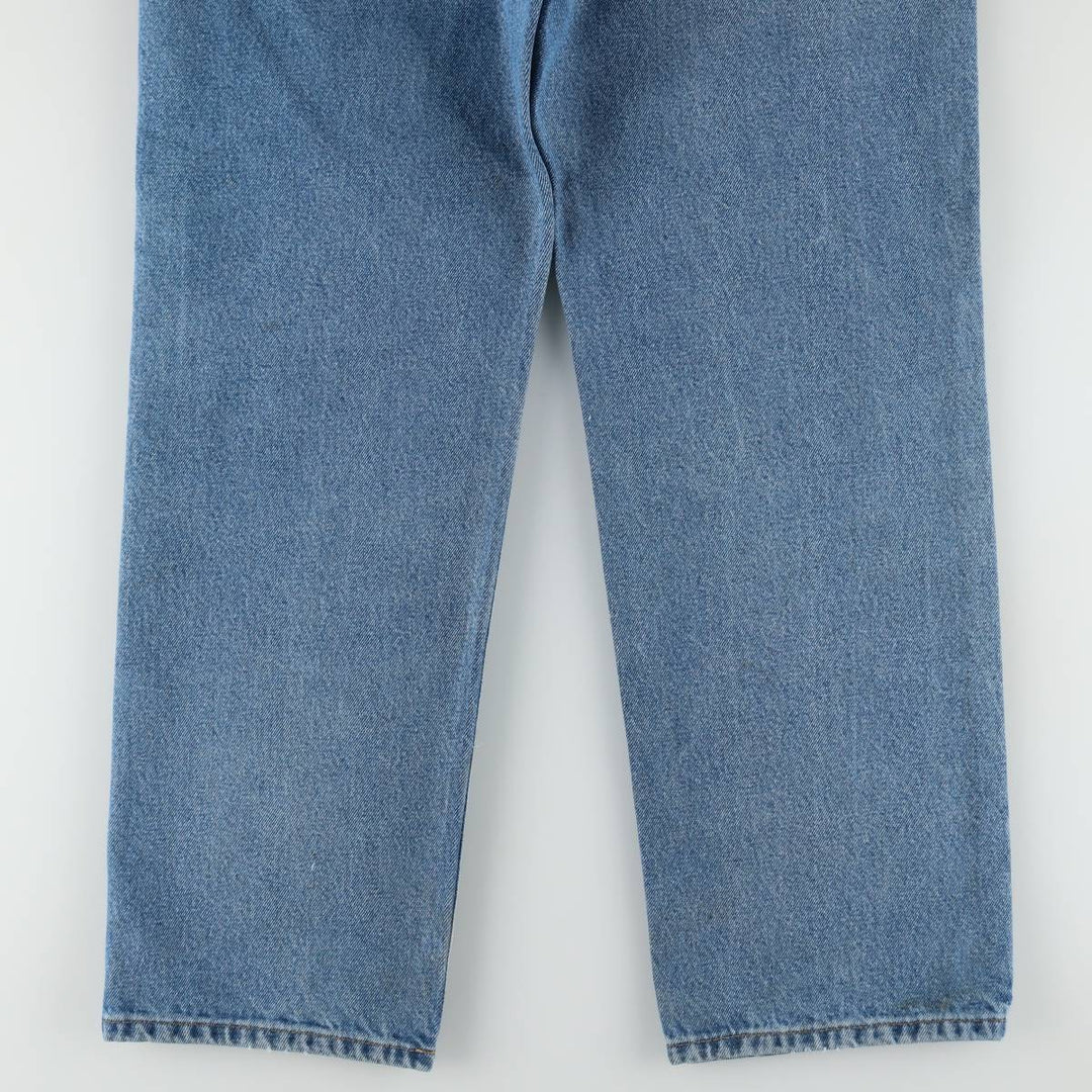 Carhartt Relaxed Fit Tapered Denim Pants for Men, W34 equivalent cotton blue type Vintage Second Hand