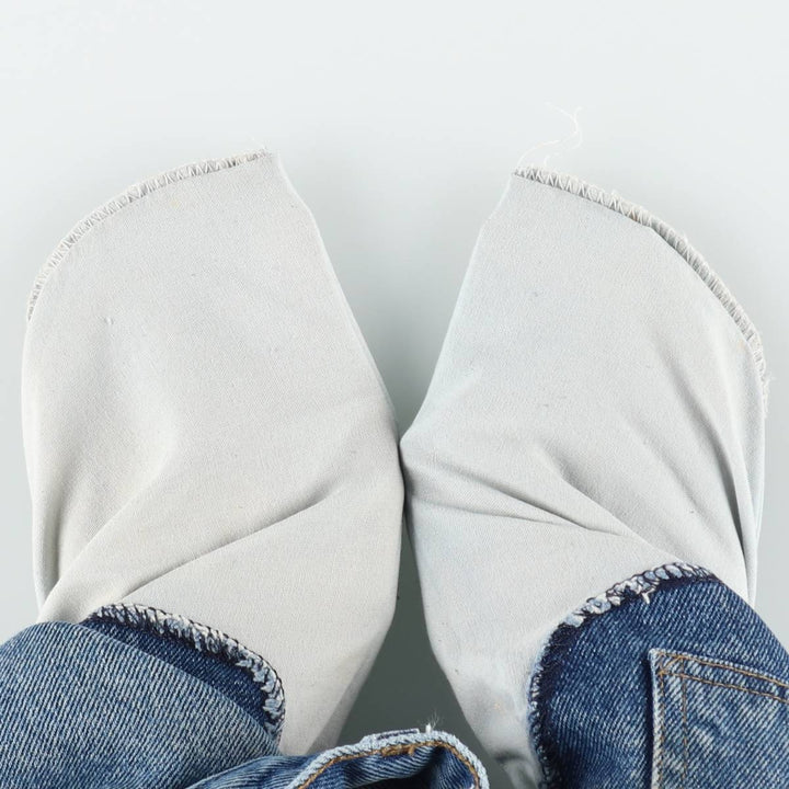 Carhartt Relaxed Fit Tapered Denim Pants for Men, W34 equivalent cotton blue type Vintage Second Hand