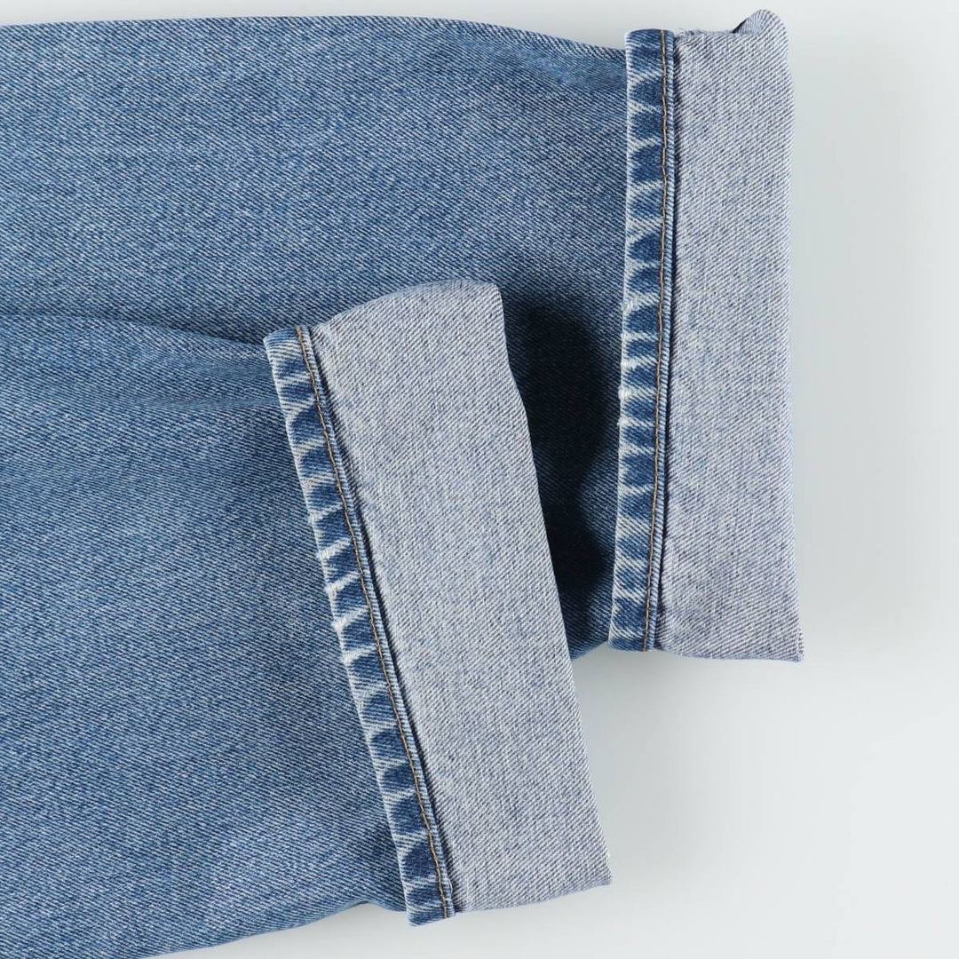 Carhartt Relaxed Fit Tapered Denim Pants for Men, W34 equivalent cotton blue type Vintage Second Hand