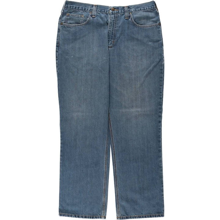 Carhartt Relaxed Fit Tapered Denim Pants for Men, W36 cotton blue type Vintage Second Hand