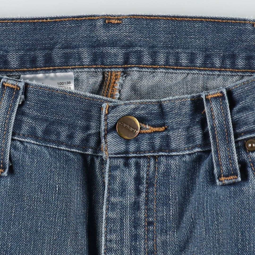 Carhartt Relaxed Fit Tapered Denim Pants for Men, W36 cotton blue type Vintage Second Hand