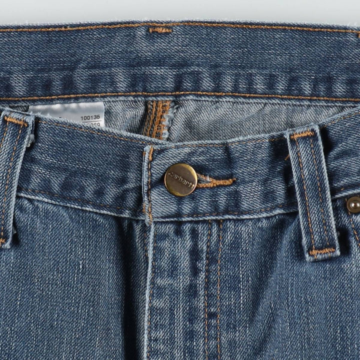 Carhartt Relaxed Fit Tapered Denim Pants for Men, W36 cotton blue type Vintage Second Hand
