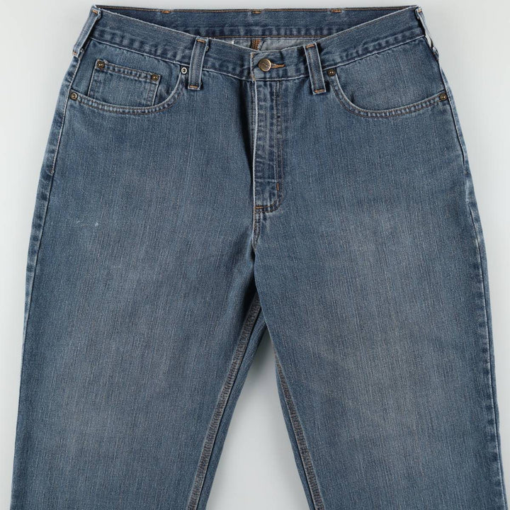 Carhartt Relaxed Fit Tapered Denim Pants for Men, W36 cotton blue type Vintage Second Hand