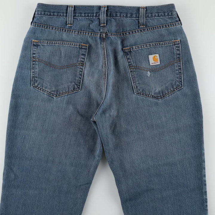 Carhartt Relaxed Fit Tapered Denim Pants for Men, W36 cotton blue type Vintage Second Hand