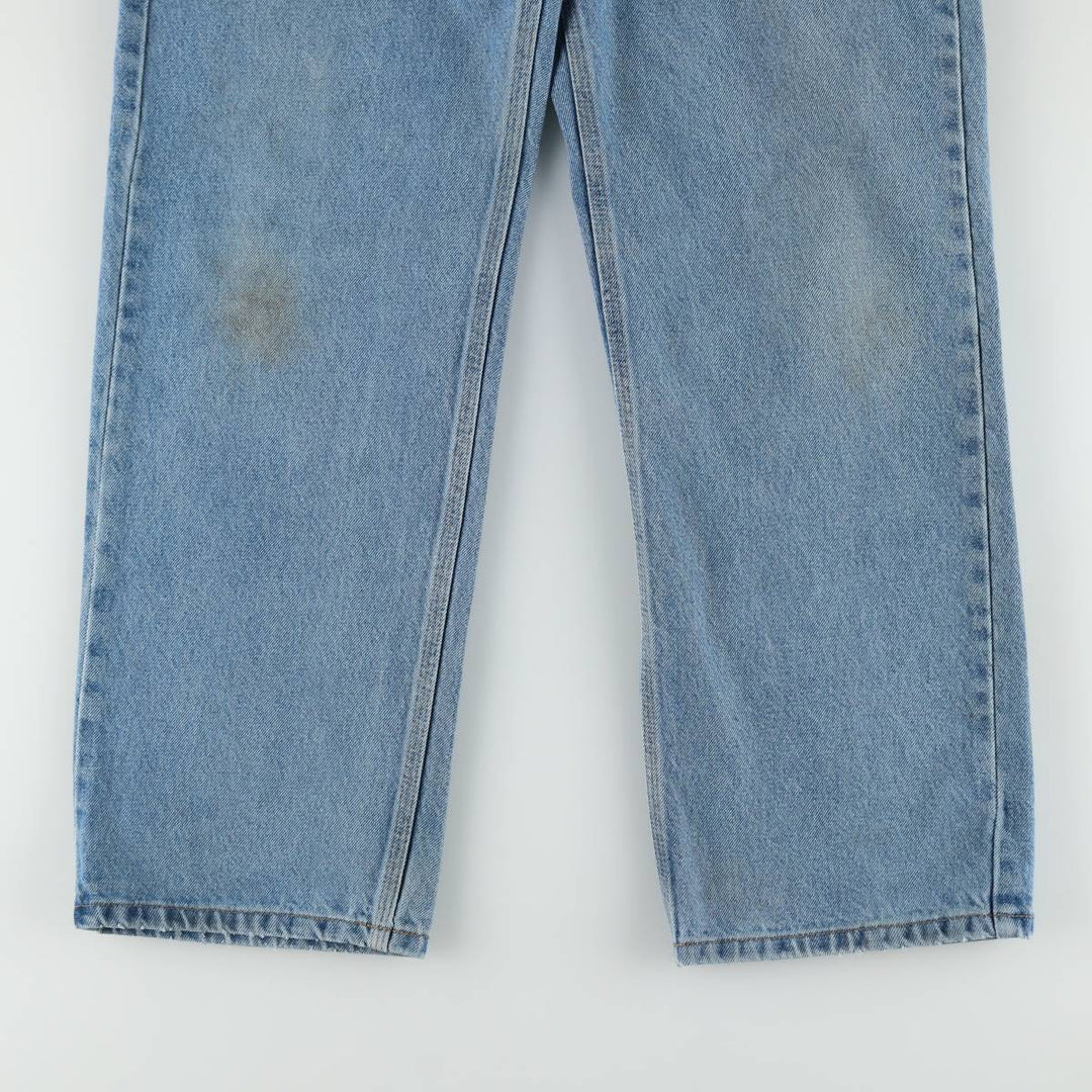 Carhartt Relaxed Fit Tapered Denim Pants for Men, W34 equivalent cotton blue type Vintage Second Hand