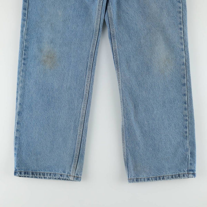 Carhartt Relaxed Fit Tapered Denim Pants for Men, W34 equivalent cotton blue type Vintage Second Hand
