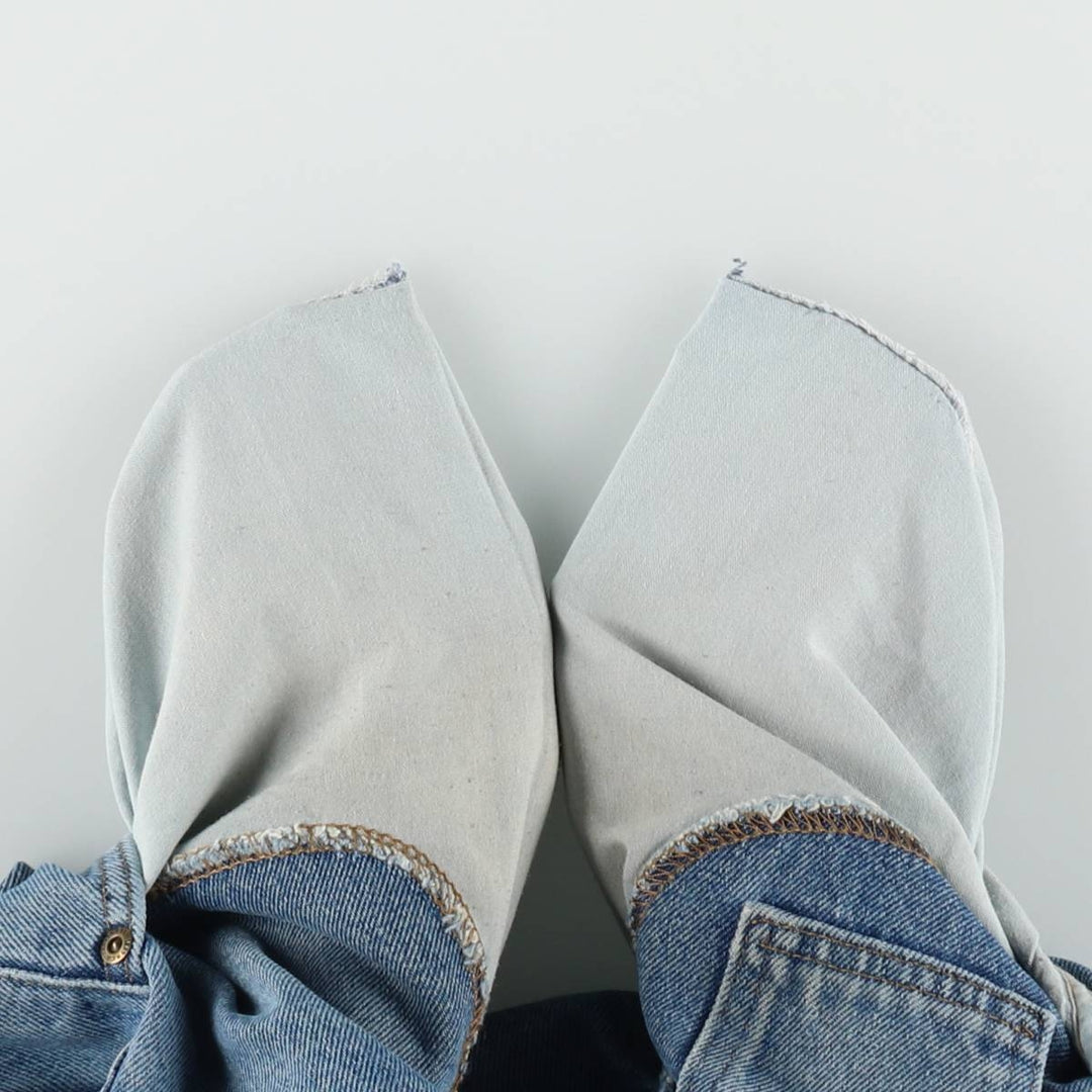 Carhartt Relaxed Fit Tapered Denim Pants for Men, W34 equivalent cotton blue type Vintage Second Hand